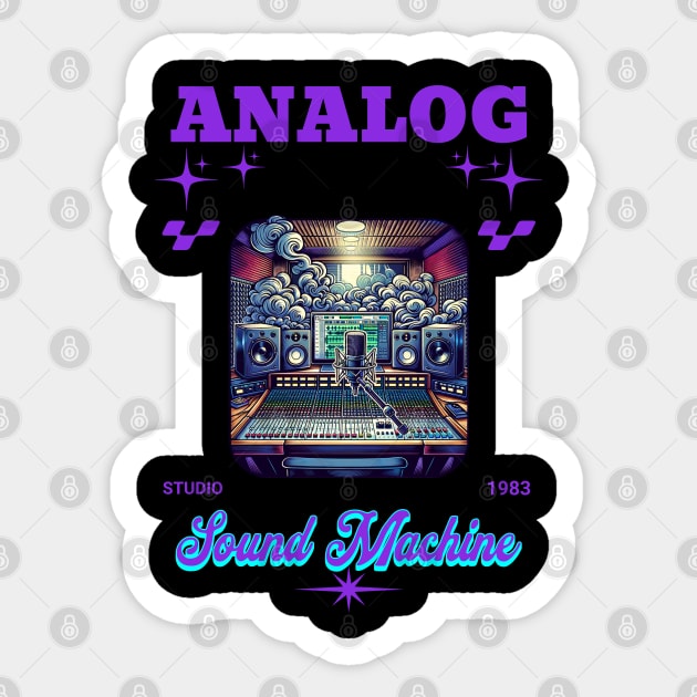 Analog Sound Sticker by TEENIE DESIGN